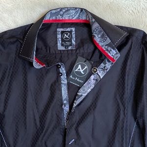(NWT) ! ✨ AU NOIR ✨ High-End Men’s Shirt
